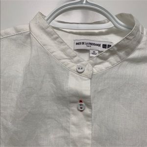 Ines de la Fressange X UNIQLO Collarless Tunic